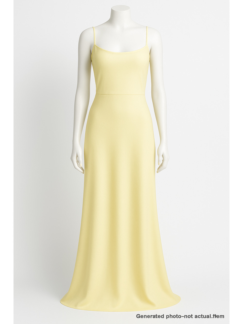 Butter Yellow Slip Maxi Dress Bridal Guest Prom Chic Kate Hudson Style 7